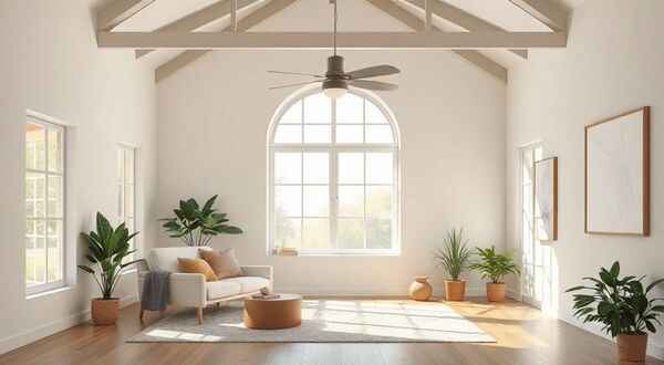 Светъл и подреден интериор с естествена светлина